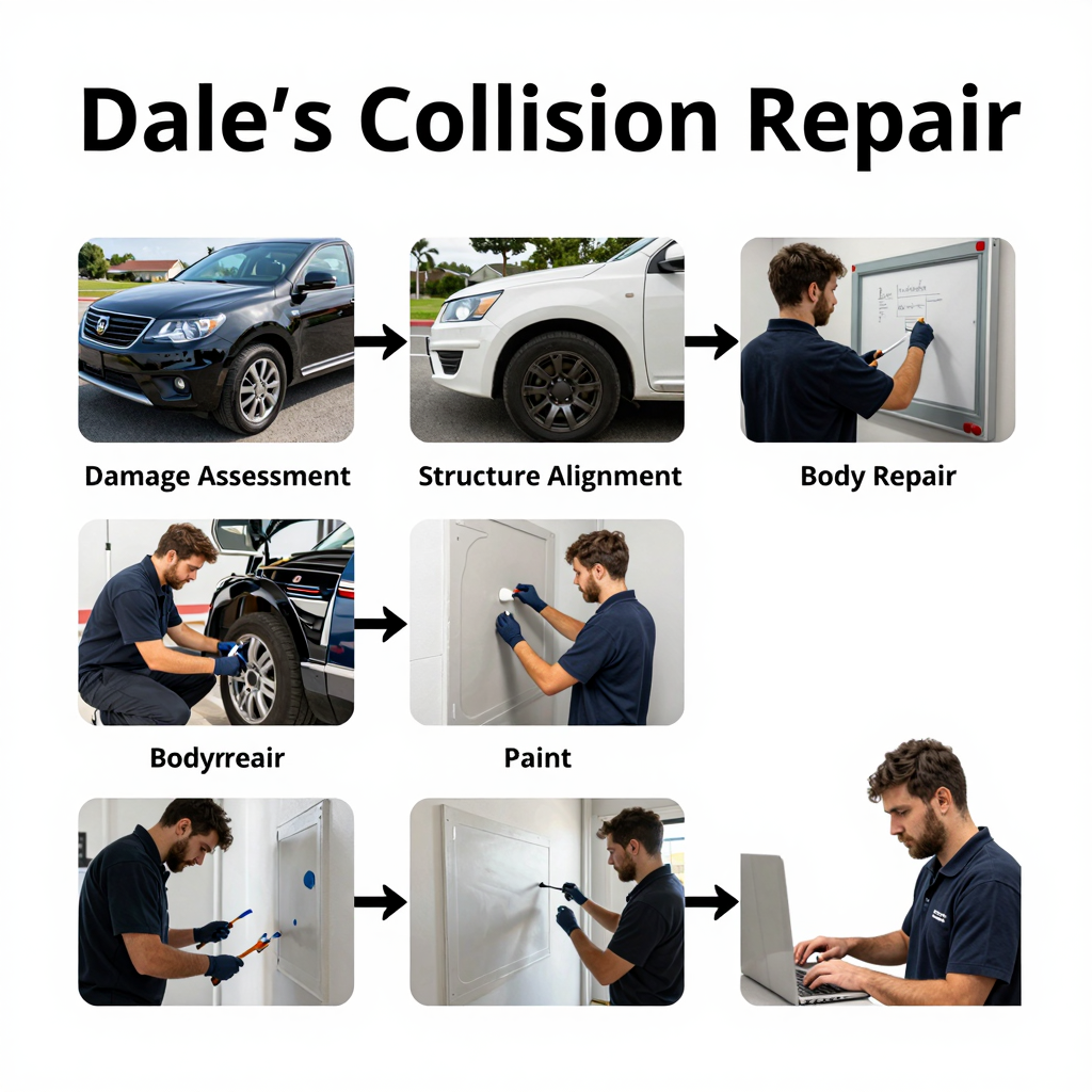 Dale's Collision Repair Process
