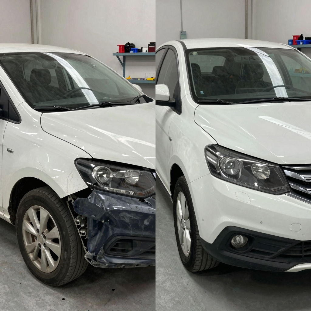 Before and After Collision Repair