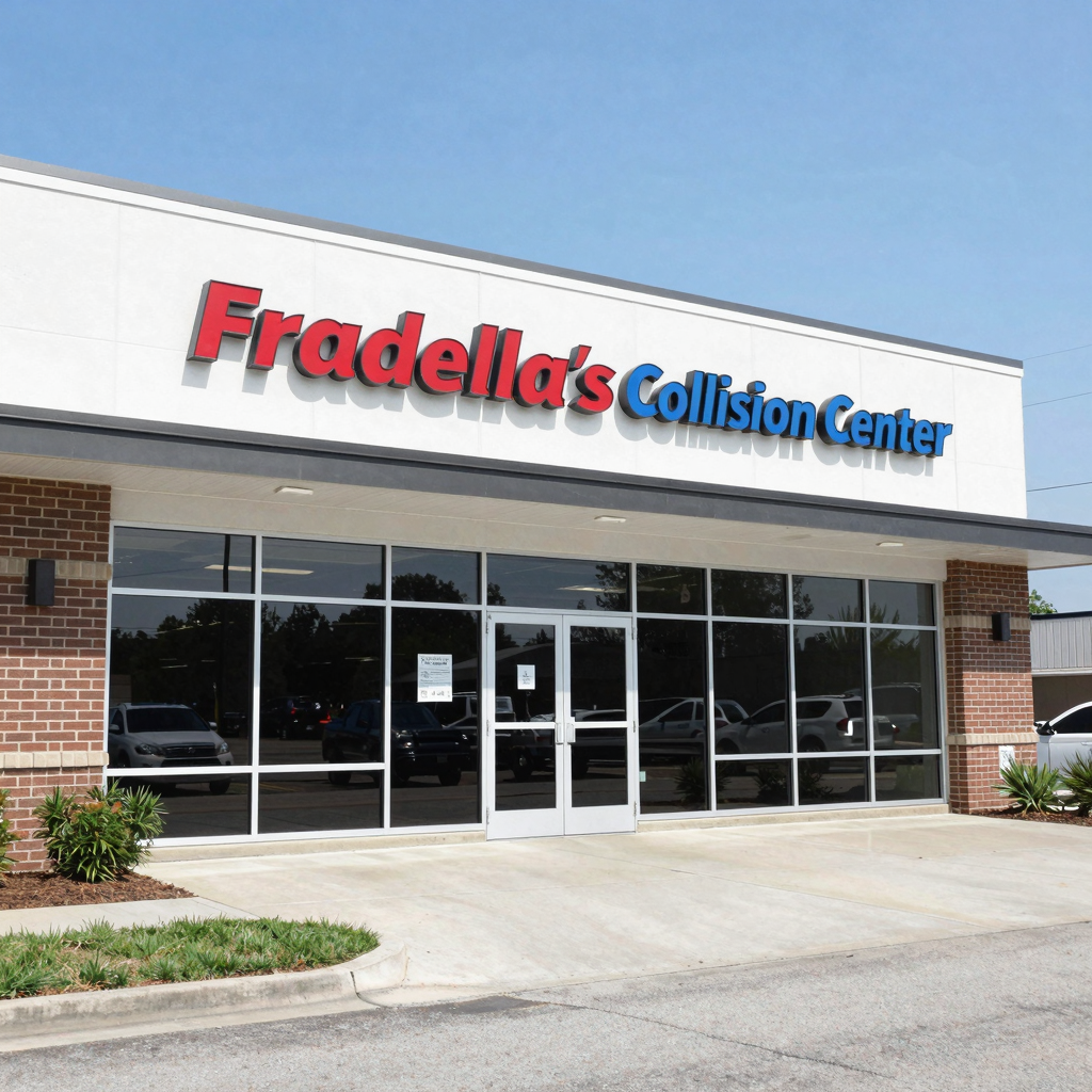 Exterior view of Fradella's Collision Center in Slidell