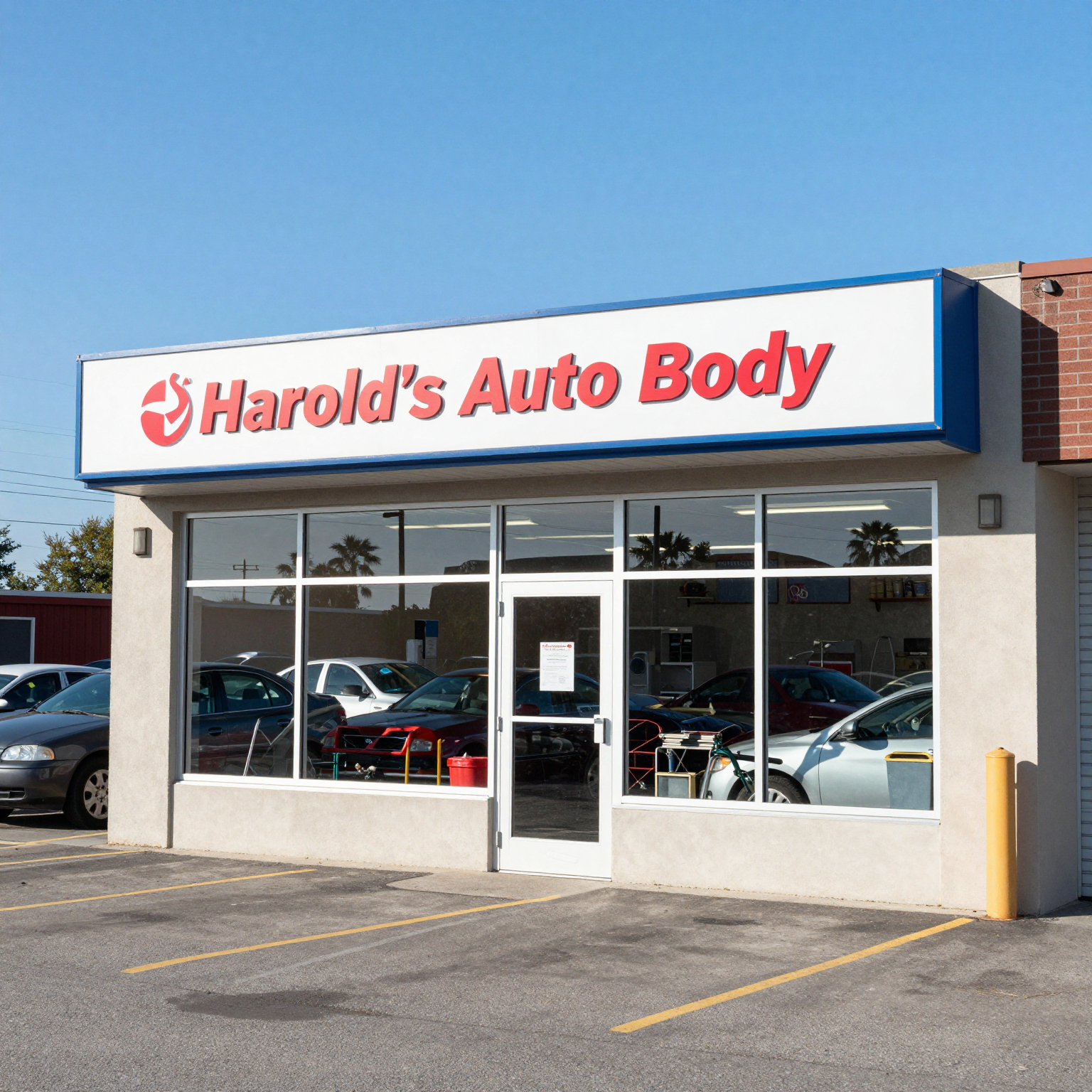 Exterior of Harold's Auto Body