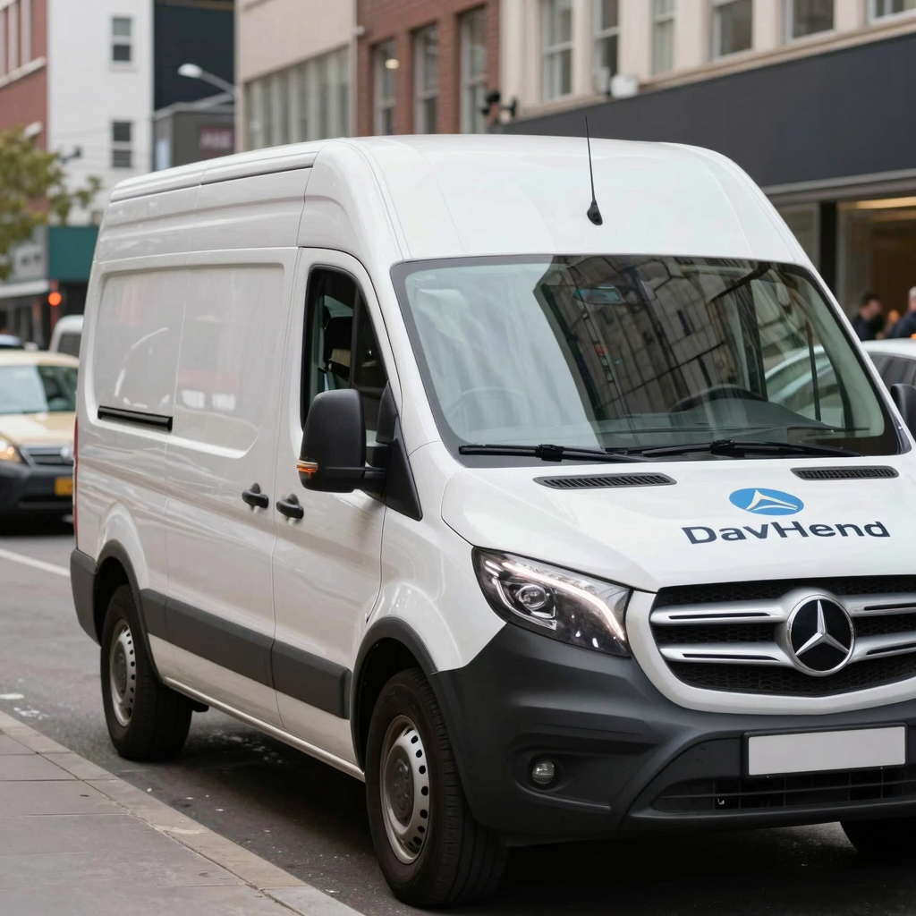 A professional-looking vehicle showcasing brand aesthetics