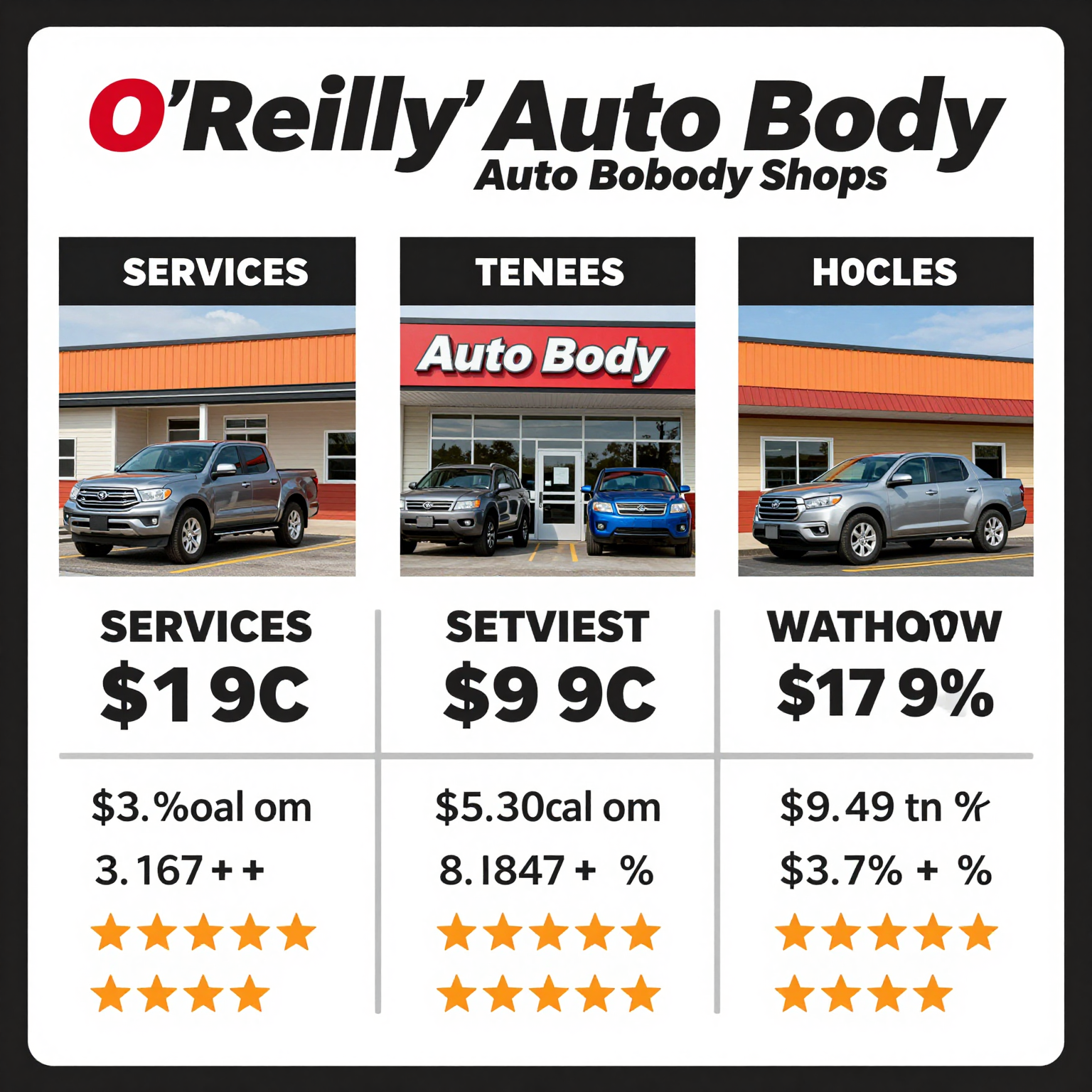 Auto Body Shop Comparison