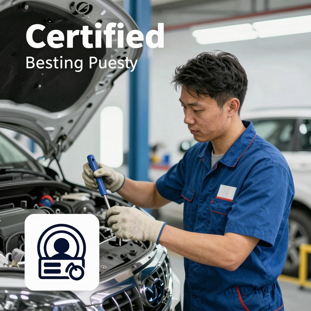Certified Technician in Prestige Auto Body Service