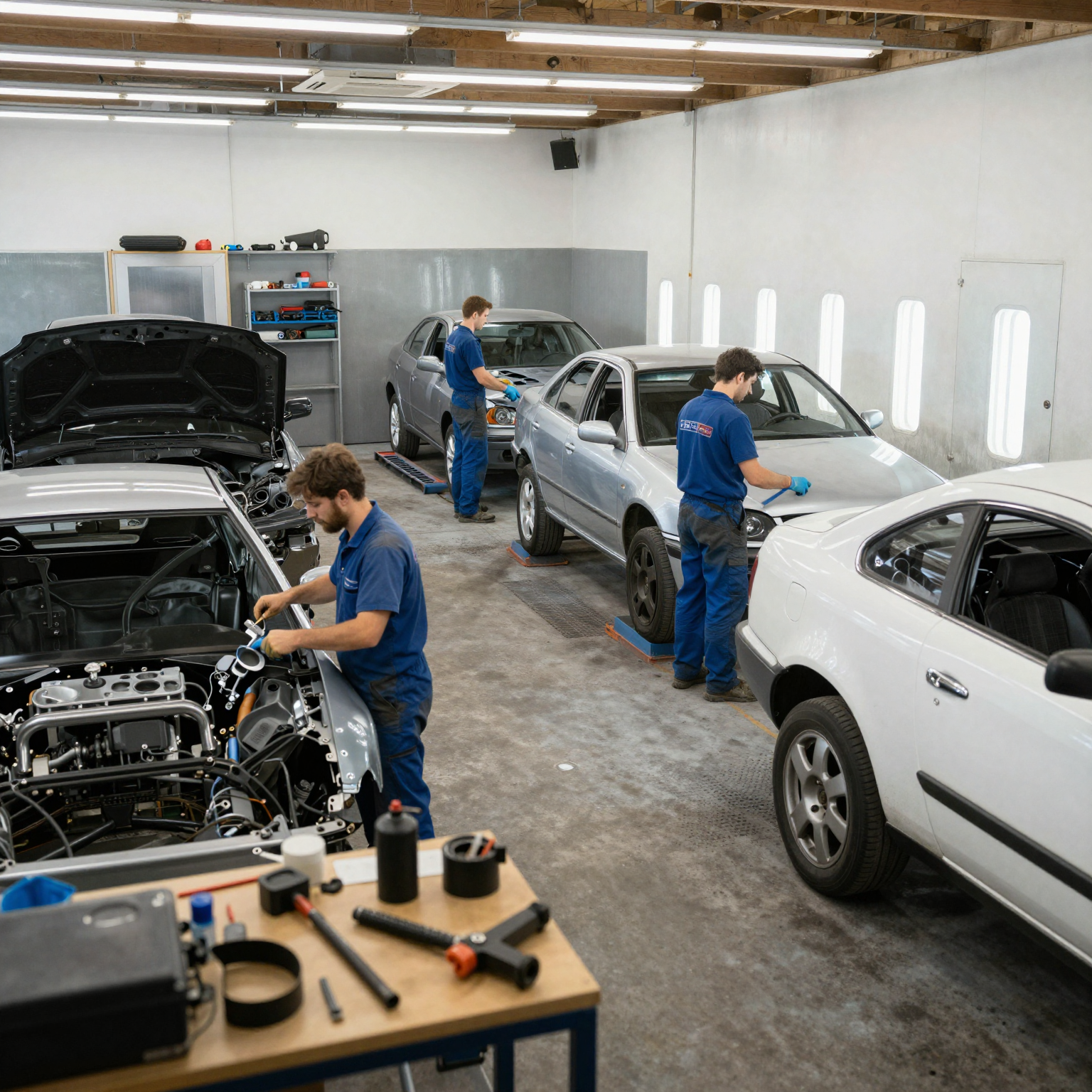 Auto Body Shop Scene