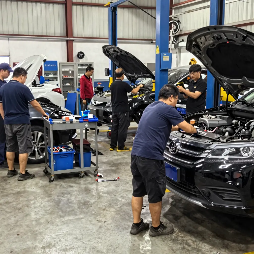 Busy Collision Center