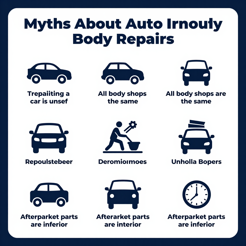 Common Myths About Auto Body Repairs